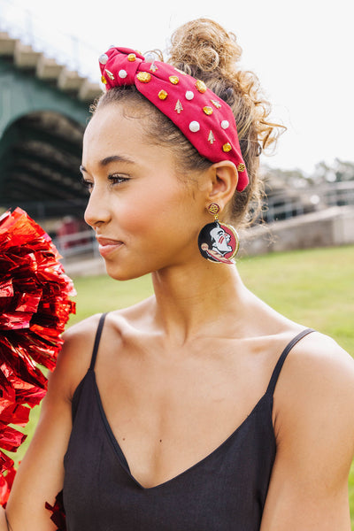 Florida State Seminole Earrings