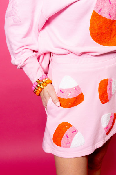 BC Pink Candy Corn Skirt/Skort