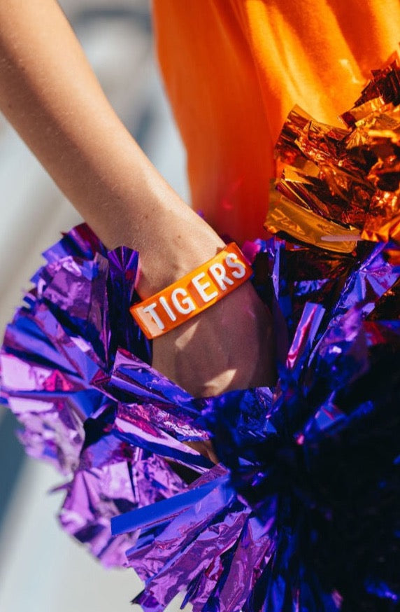 Orange TIGERS Cuff