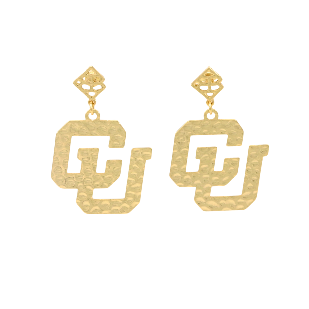 Colorado Gold Logo Earring with BC Logo