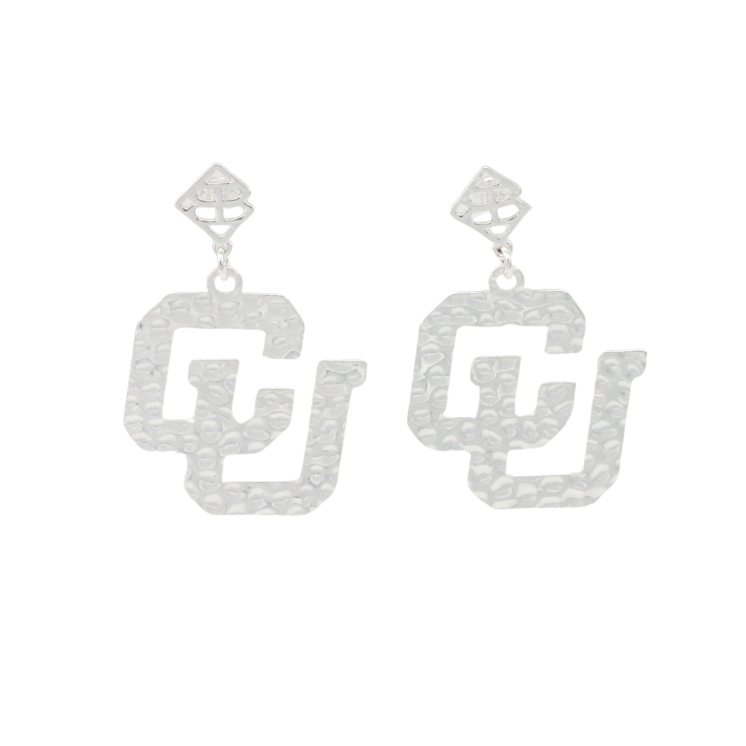 Colorado Silver Logo Earring with BC Logo