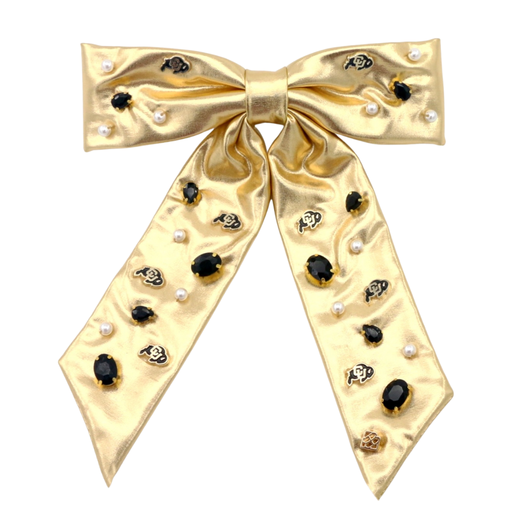 Colorado Gold Bow Barrette