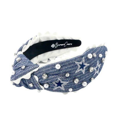 Dallas Cowboys Adult Cross Stitch Headband