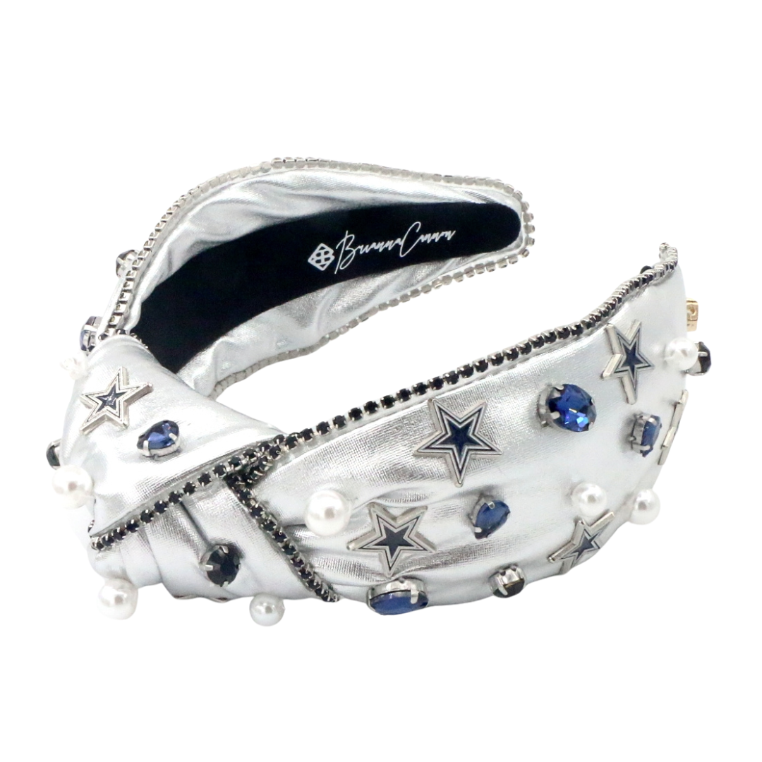 Dallas Cowboys Silver Logo Headband