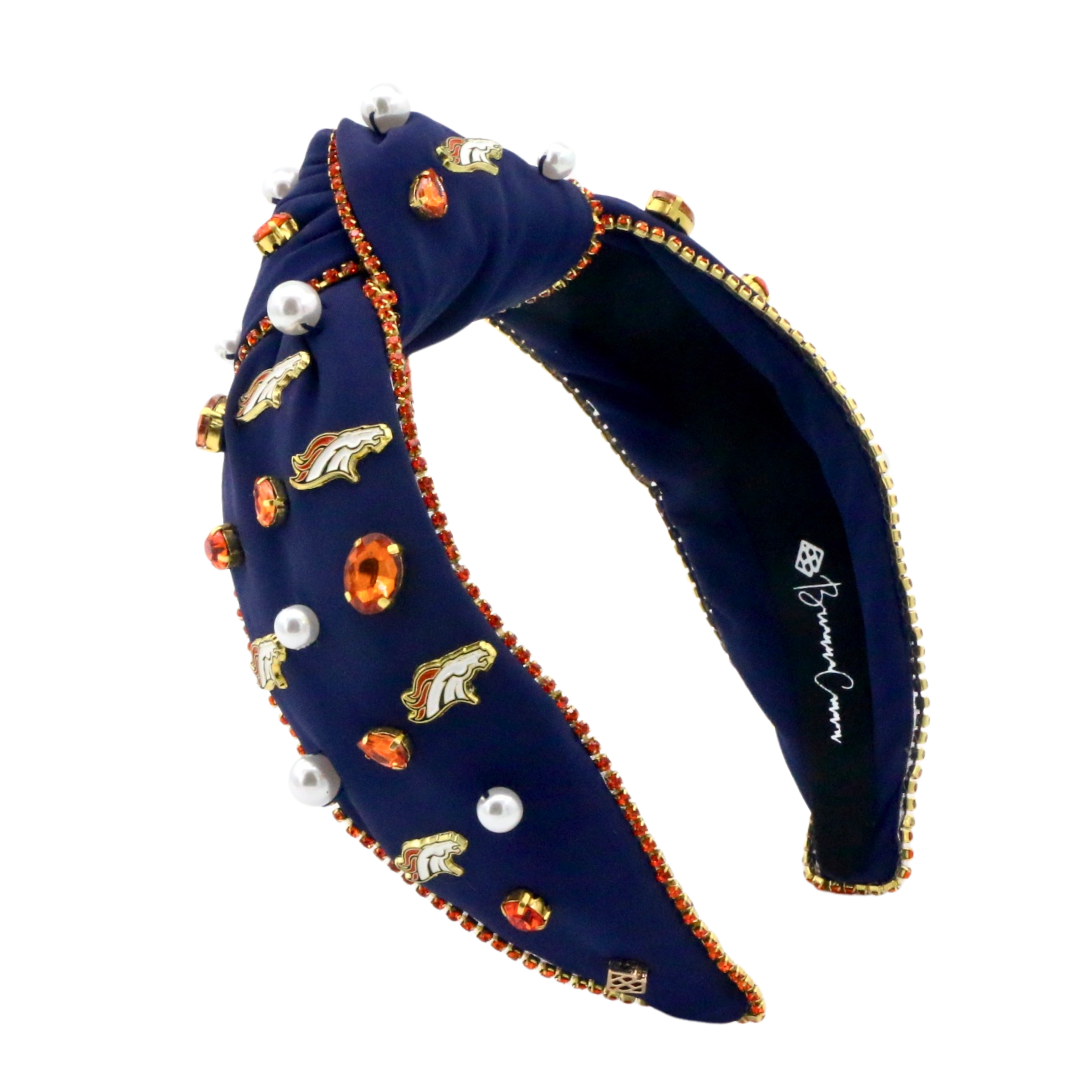 Denver Broncos Navy Logo Headband