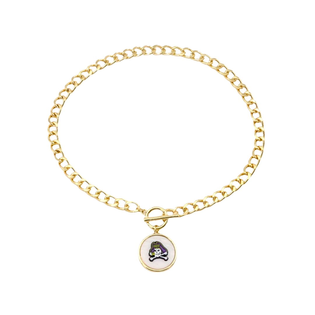 East Carolina Logo Necklace