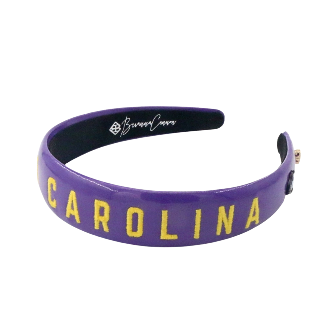 East Carolina Purple Thin Embroidered Headband