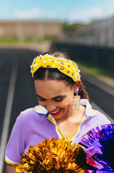 East Carolina Yellow Logo Headband