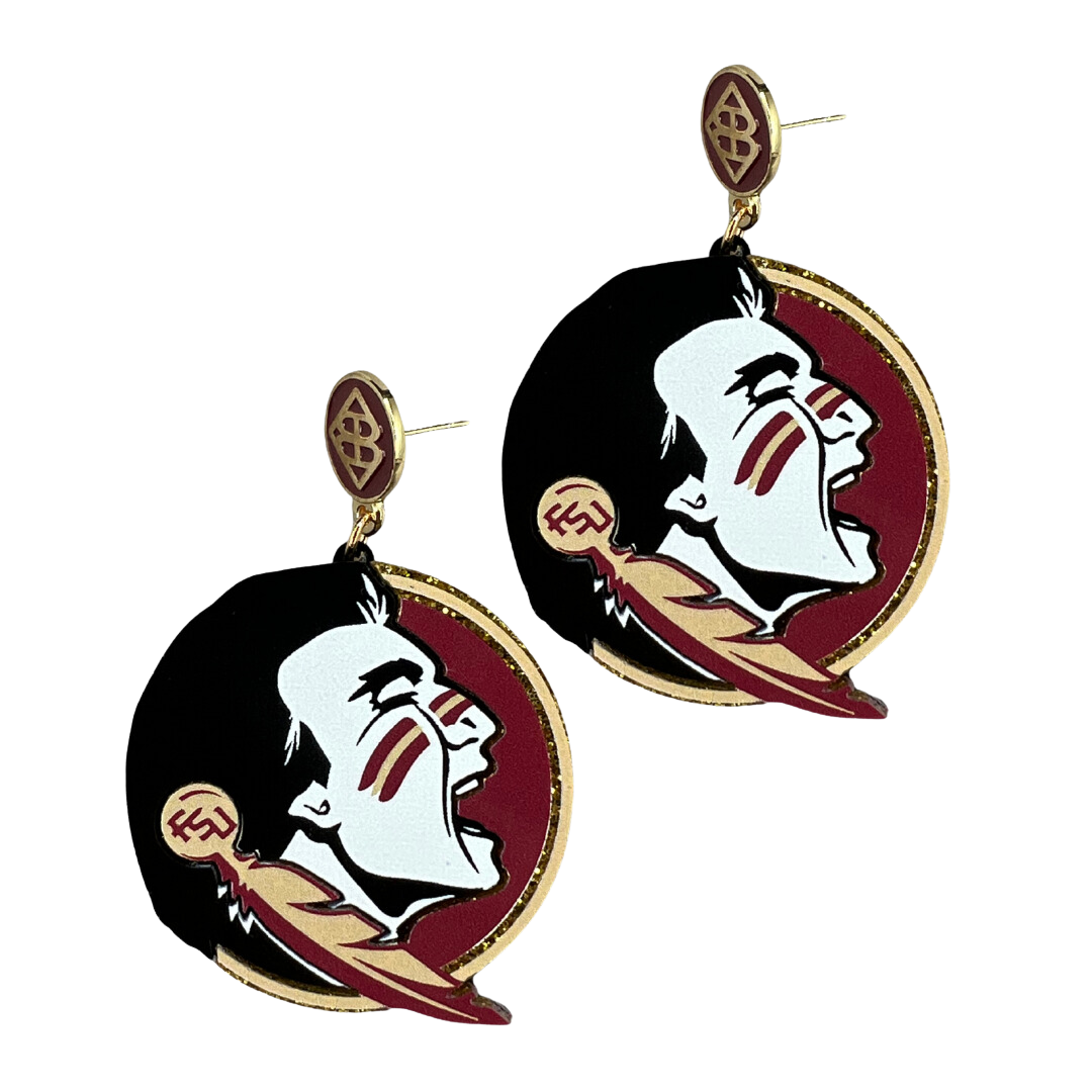 Florida State Seminole Earrings