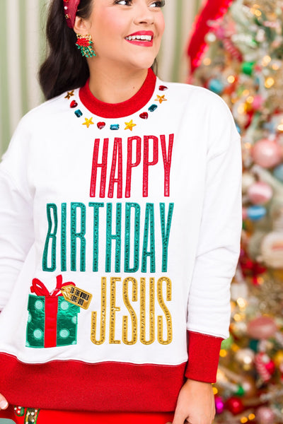 BC Happy Birthday Jesus Sweatshirt