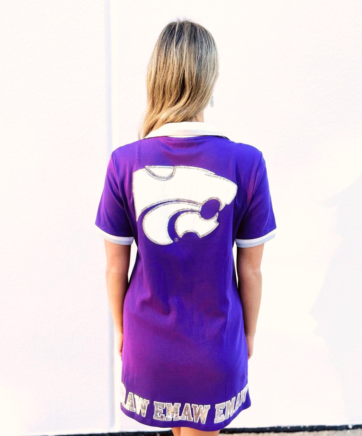 Kansas State BC Club Dress with Wildcat Logo