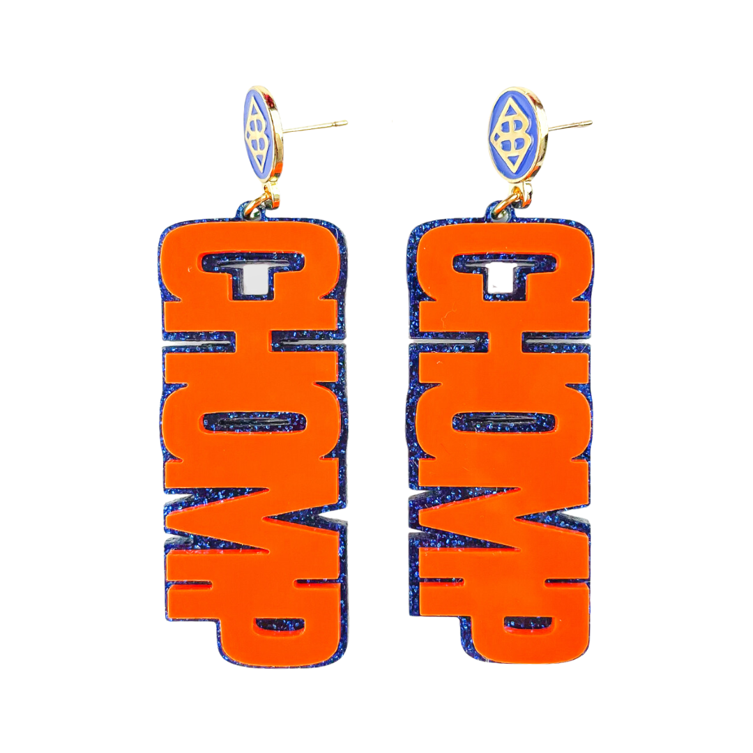 Florida Orange CHOMP CHOMP Earrings