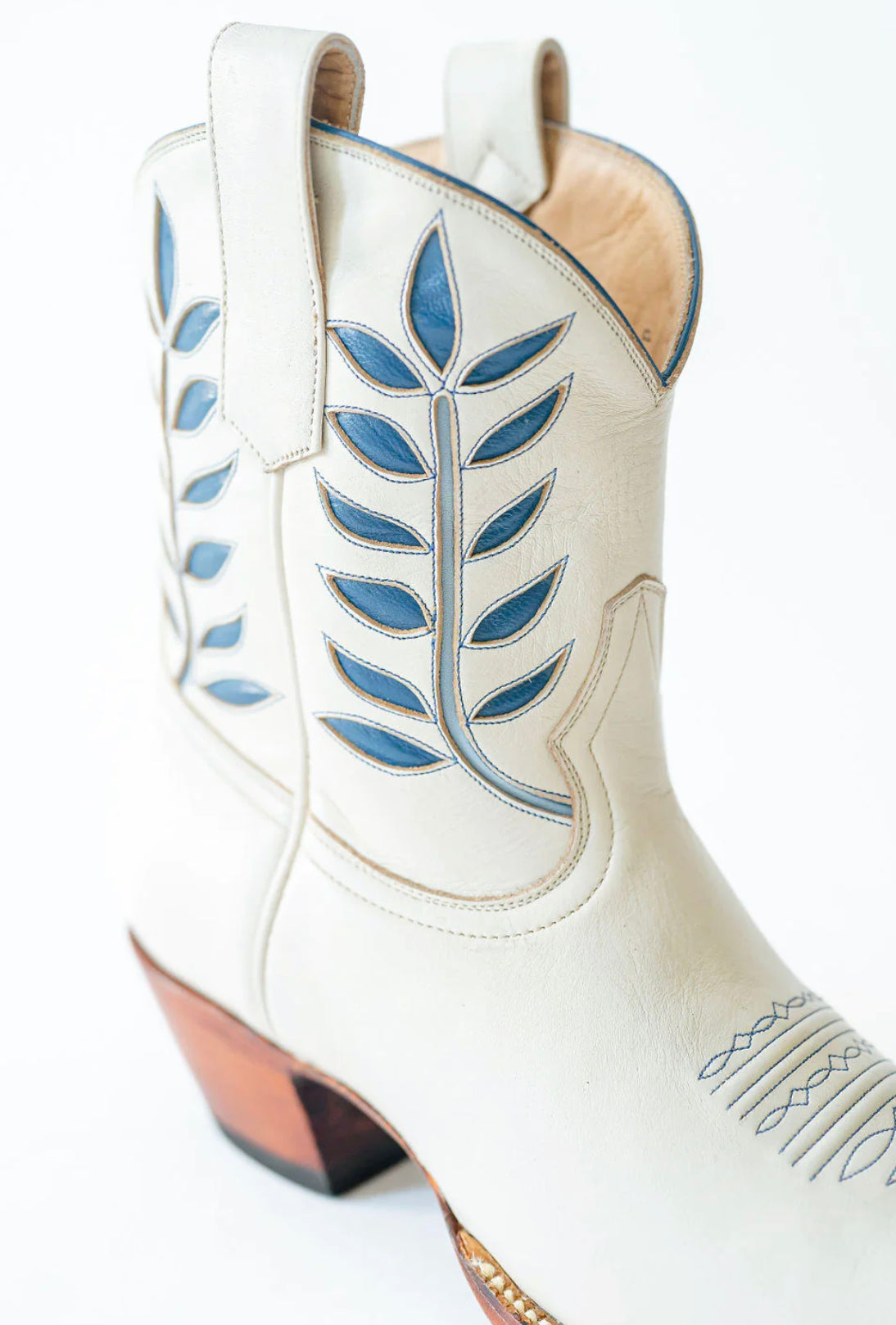 Petite Paloma Hadley Boot - Bone/Blue