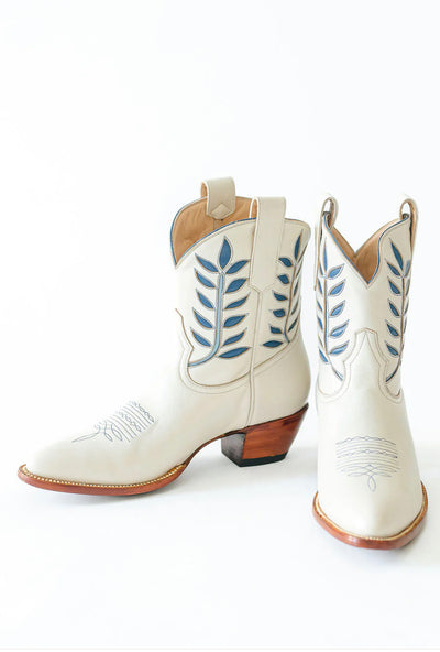 Petite Paloma Hadley Boot - Bone/Blue