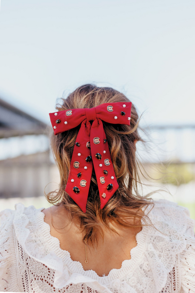 University of South Carolina Garnet Bow  Barrette