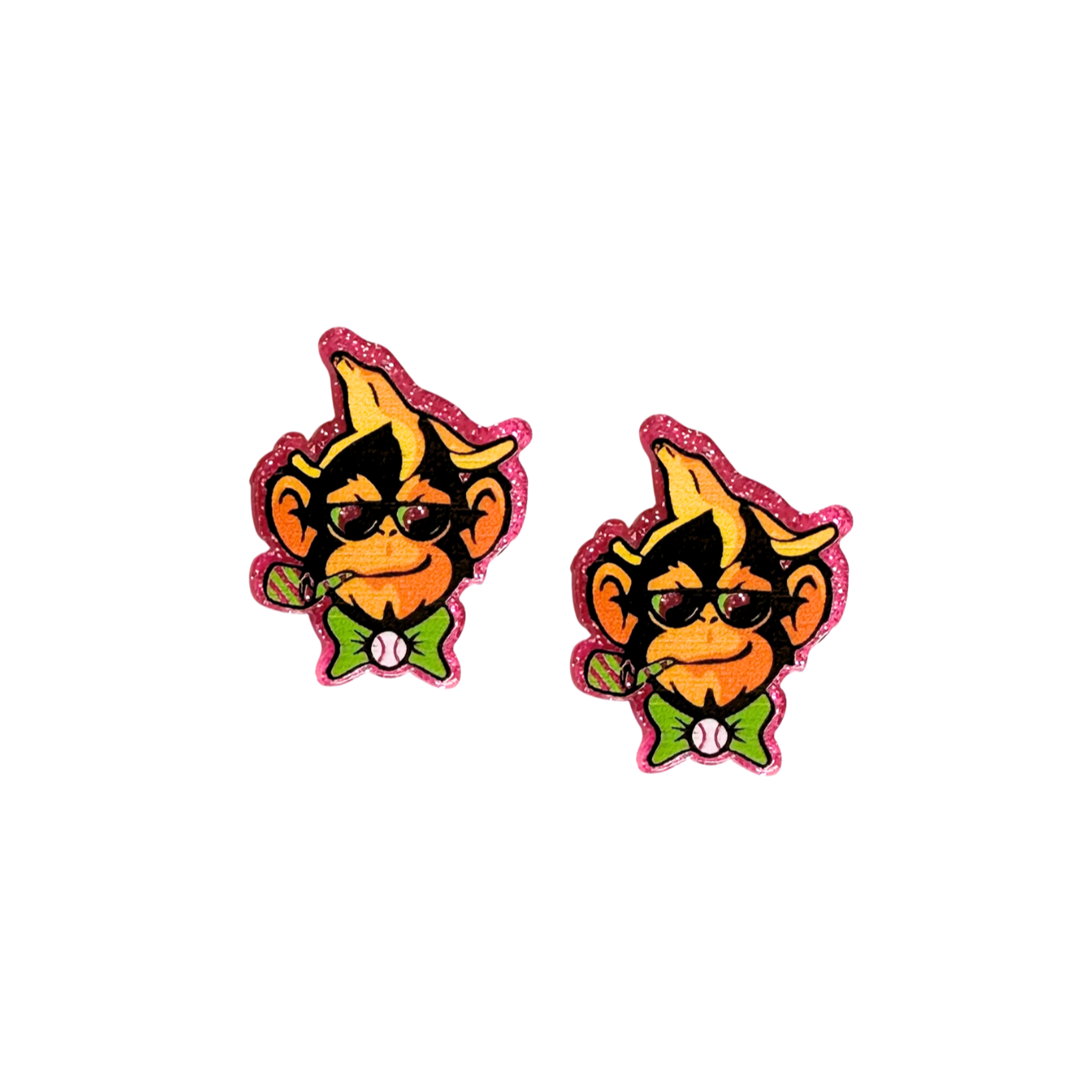 Party Animals Logo Stud Earrings