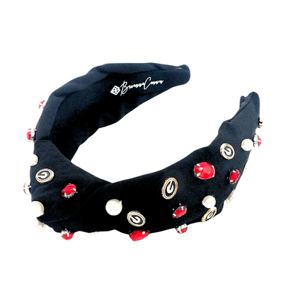 Georgia Black Logo Headband