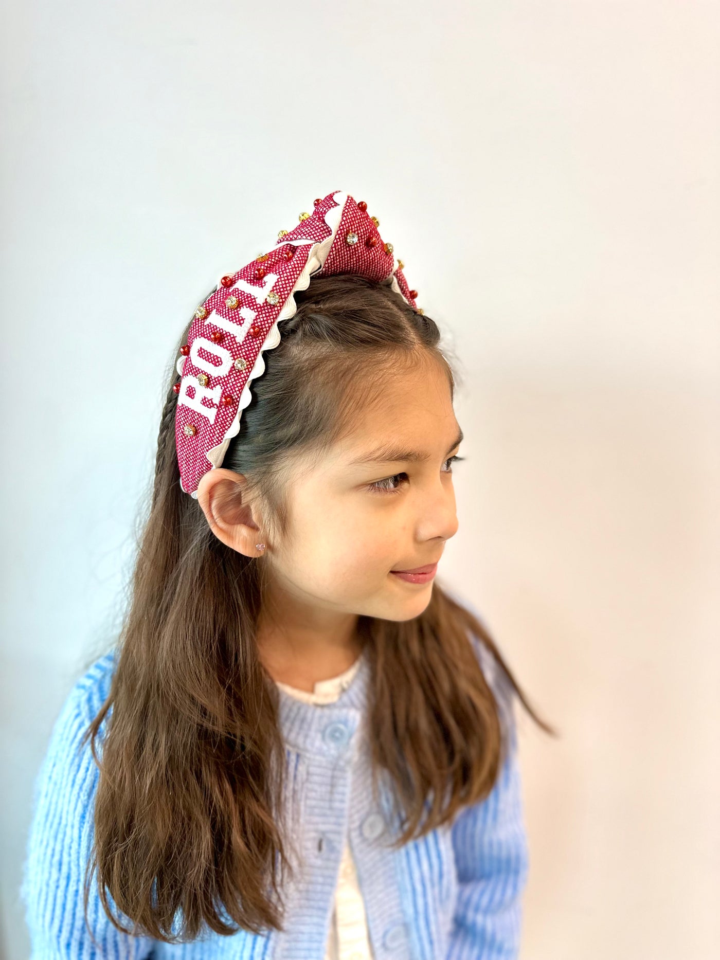 Alabama Child Size ROLL TIDE Cross Stitch Headband