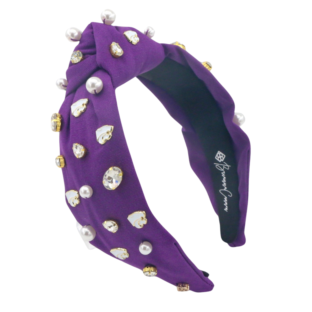 Kansas State Purple Logo Headband