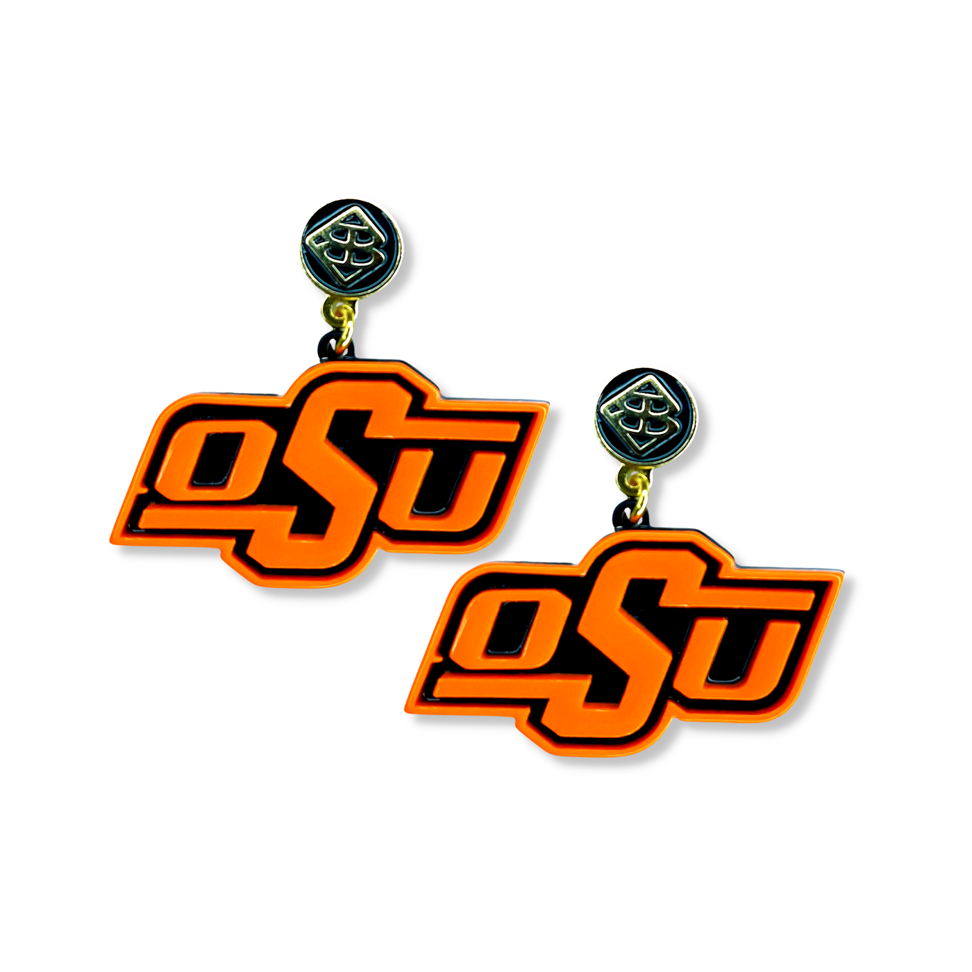 Oklahoma State Logo Earrings