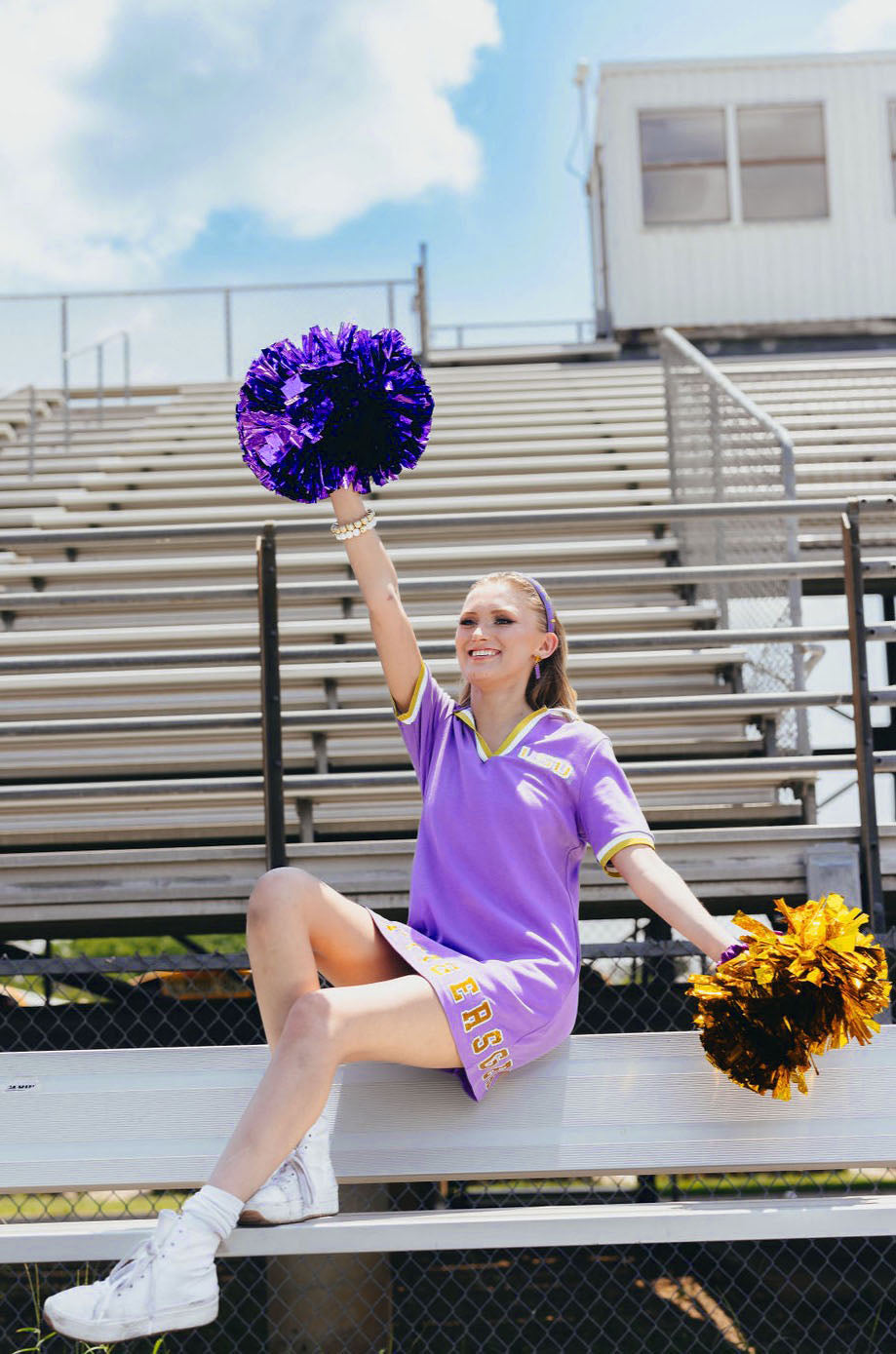 LSU BC Club Dress with Tiger Eye