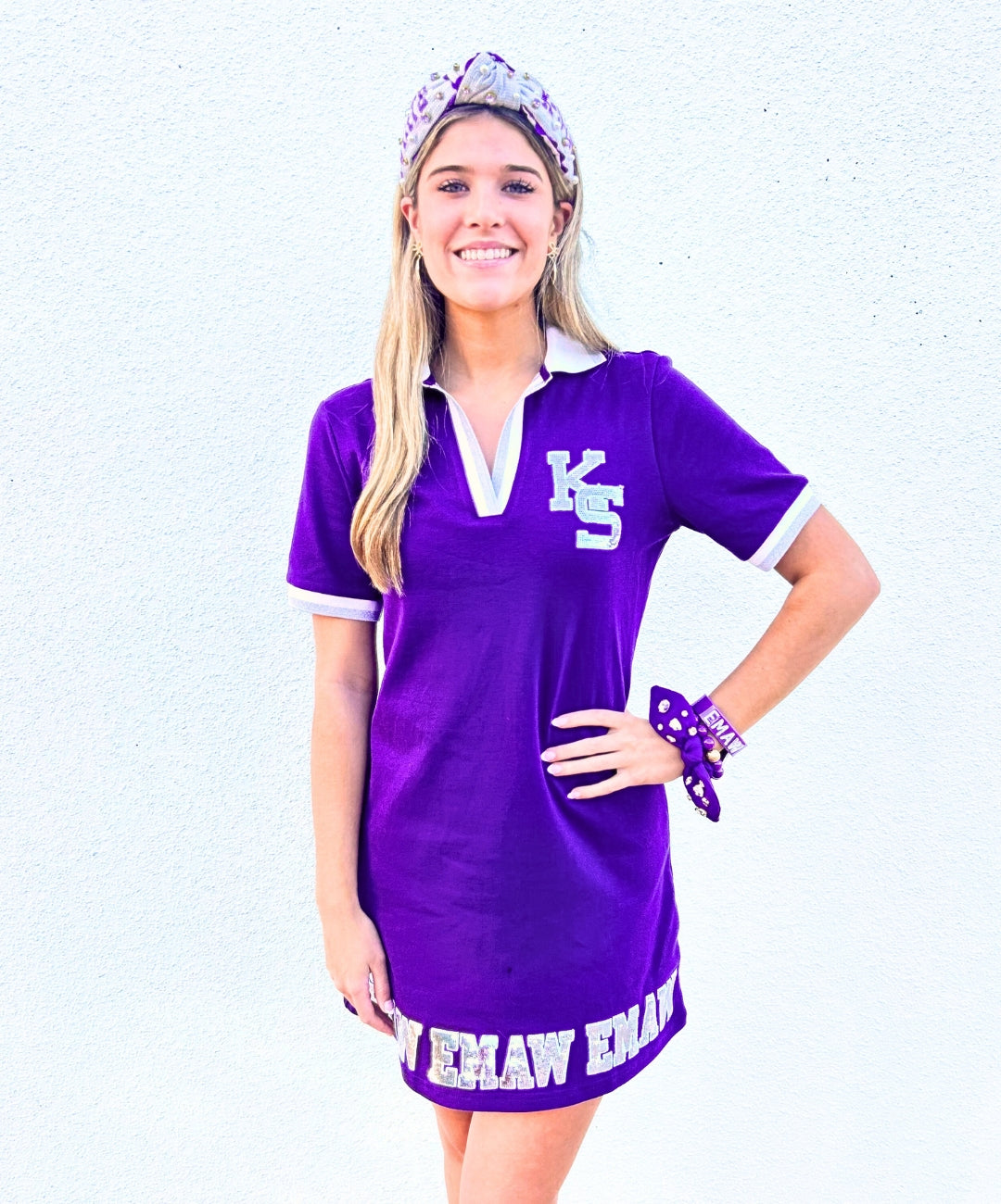 Kansas State BC Club Dress with Wildcat Logo