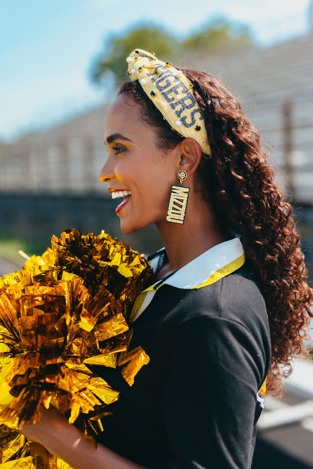 Missouri Gold MIZZOU Earrings