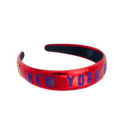 New York Giants Thin Embroidered Headband