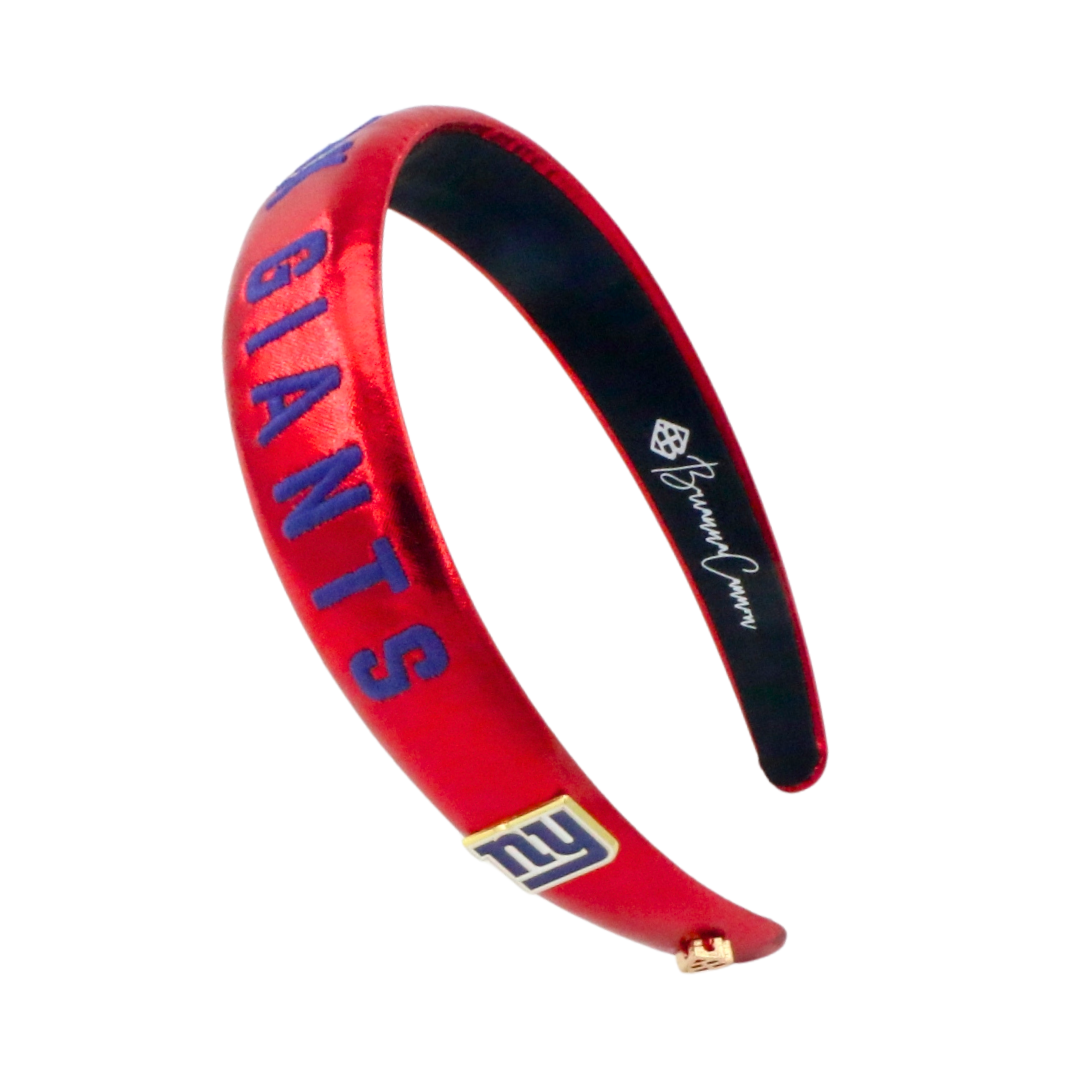 New York Giants Thin Embroidered Headband