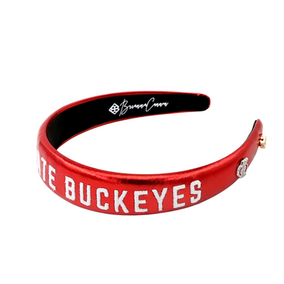 Ohio State Scarlet Thin Embroidered Headband