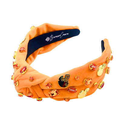 Fan Gear Football Headband in Orange