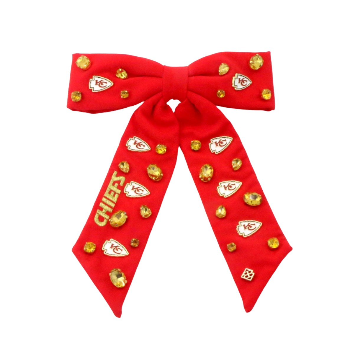 Kansas City Chiefs Red Bow Barrette