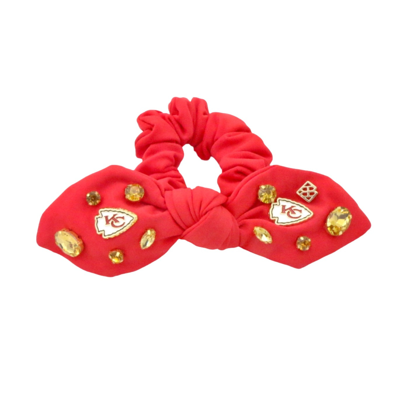 Kansas City Chiefs Red Logo Bow Scrunchie