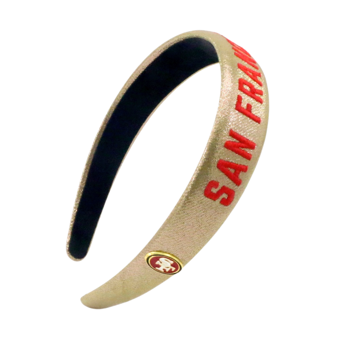 San Francisco 49ers Thin Embroidered Headband