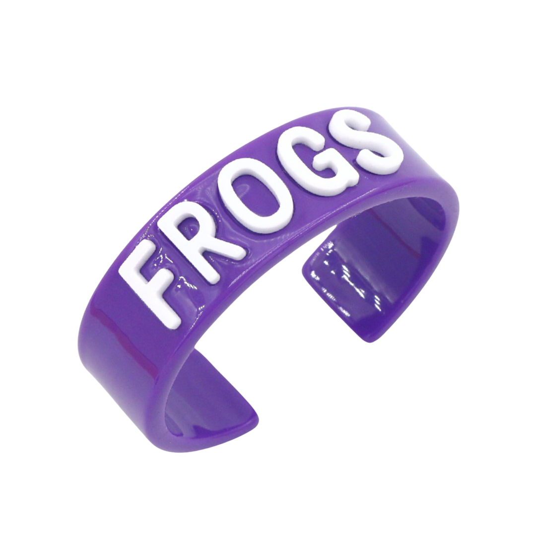 TCU Purple FROGS Cuff