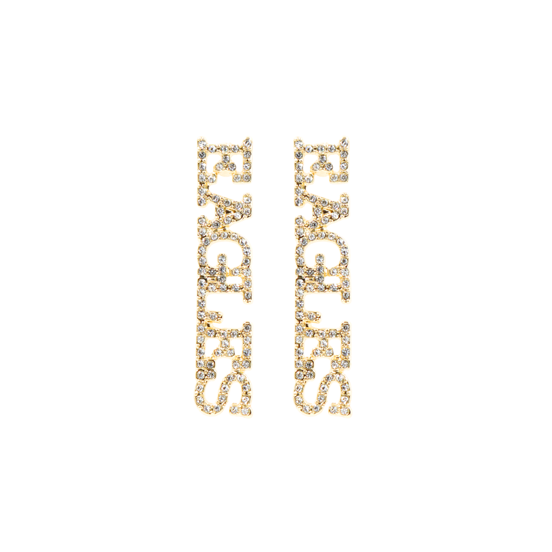 EAGLES Pavé Rhinestone Stud Earrings