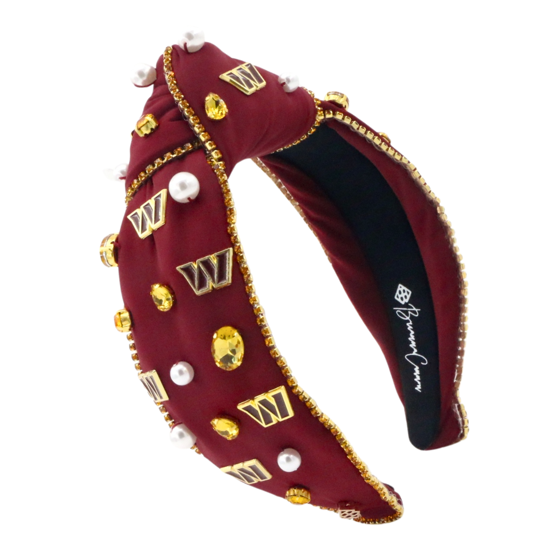 Washington Commanders Burgundy Logo Headband