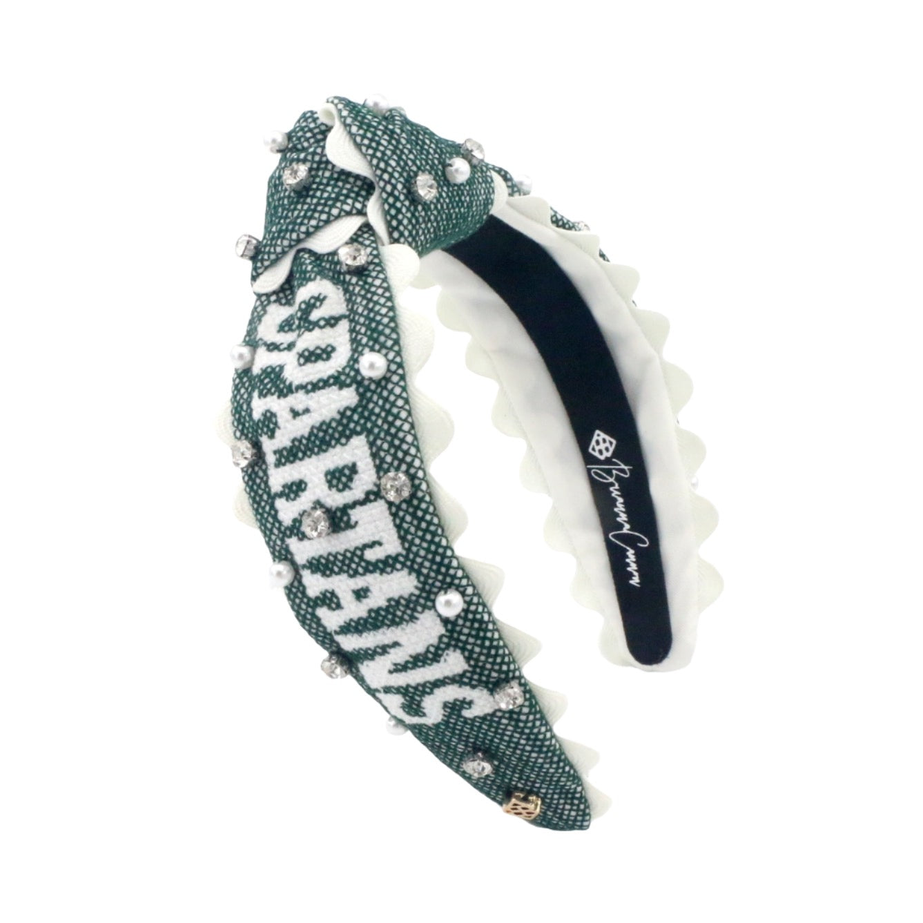 Michigan State Child SPARTANS Cross Stitch Headband