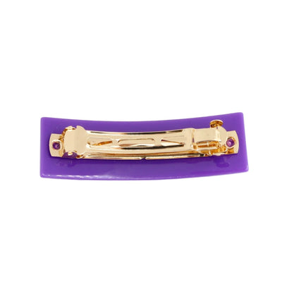 Kansas State Purple WILDCATS Rectangle Barrette Clip