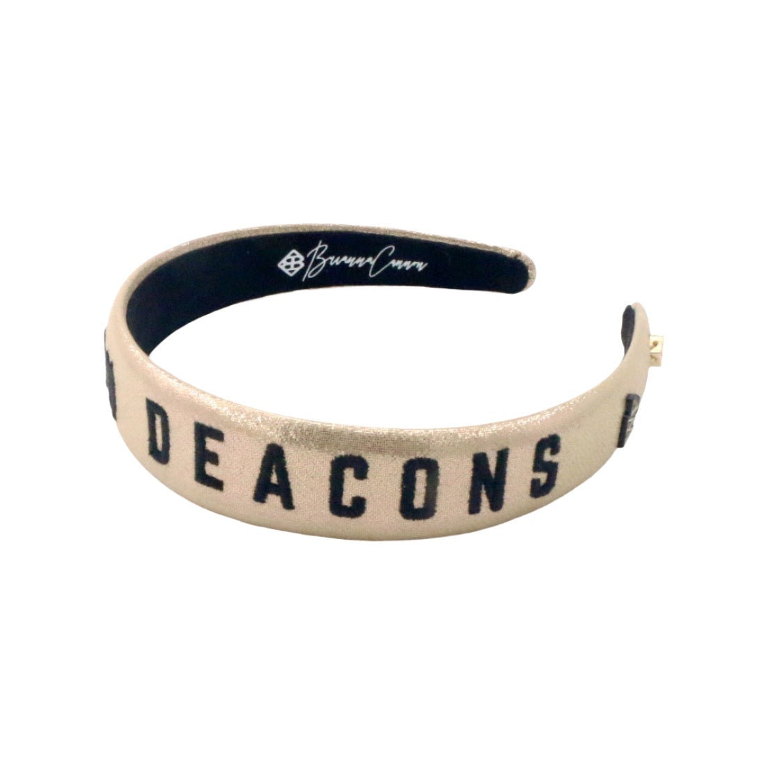 Wake Forest Gold Thin Embroidered Headband