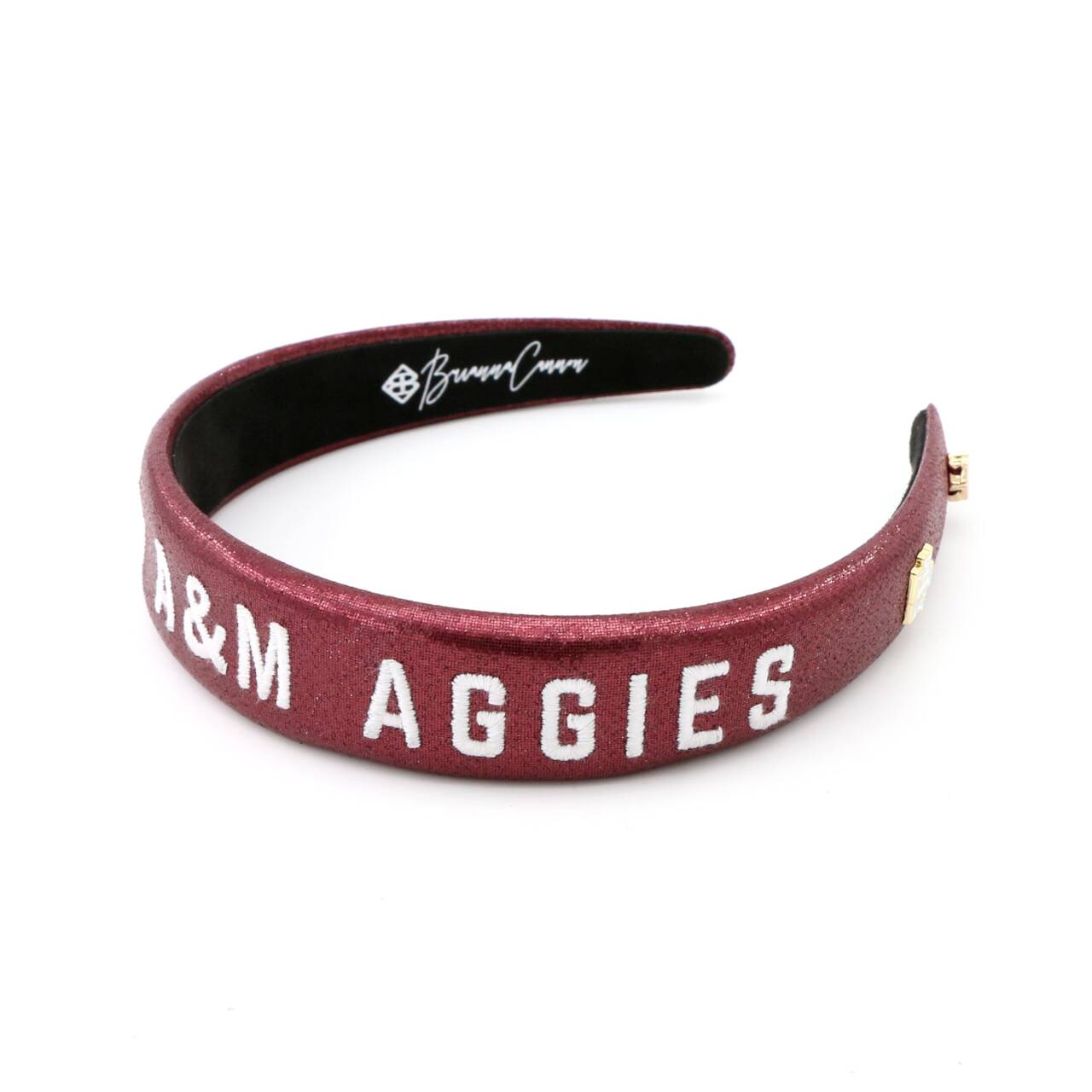 Texas A&M  Maroon Thin Embroidered Headband