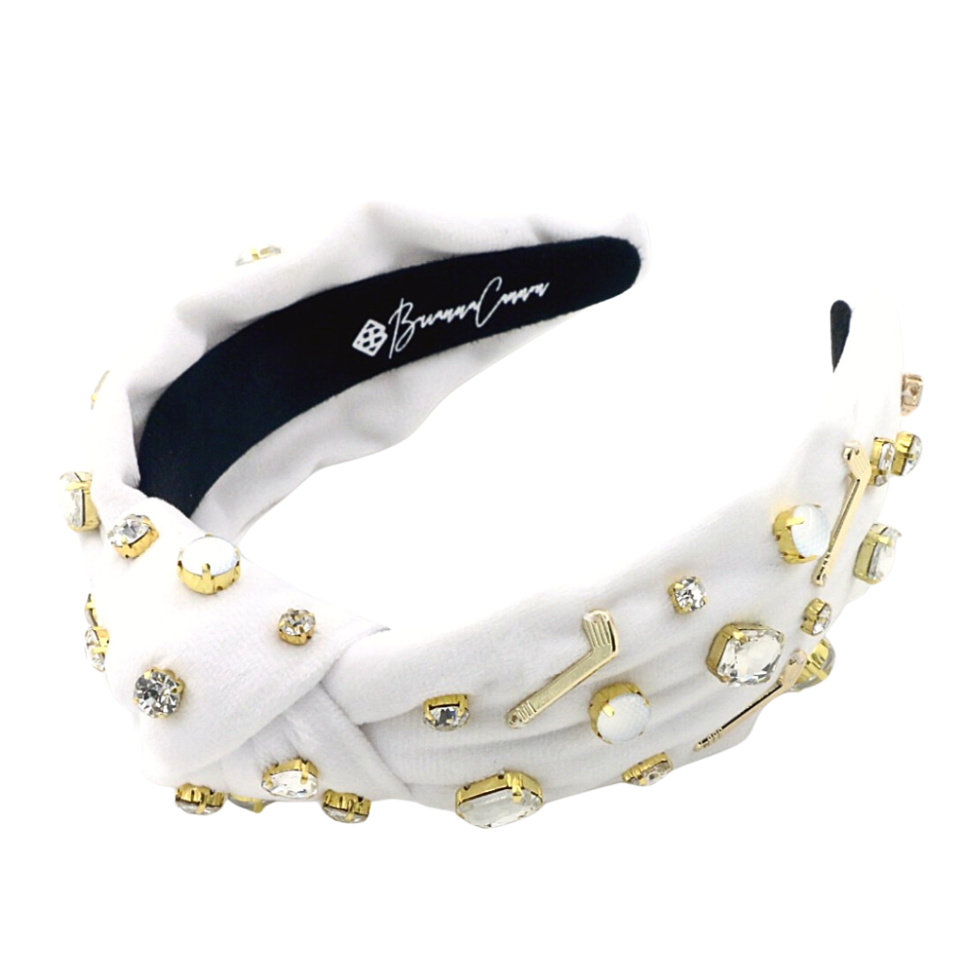 Fan Gear Golf Headband in White