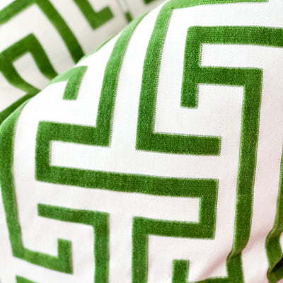 Thibaut Designer Pillow Cover - Ming Trail in Green