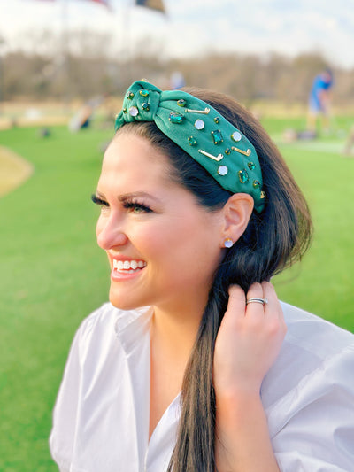 Fan Gear Golf Headband in Masters Green