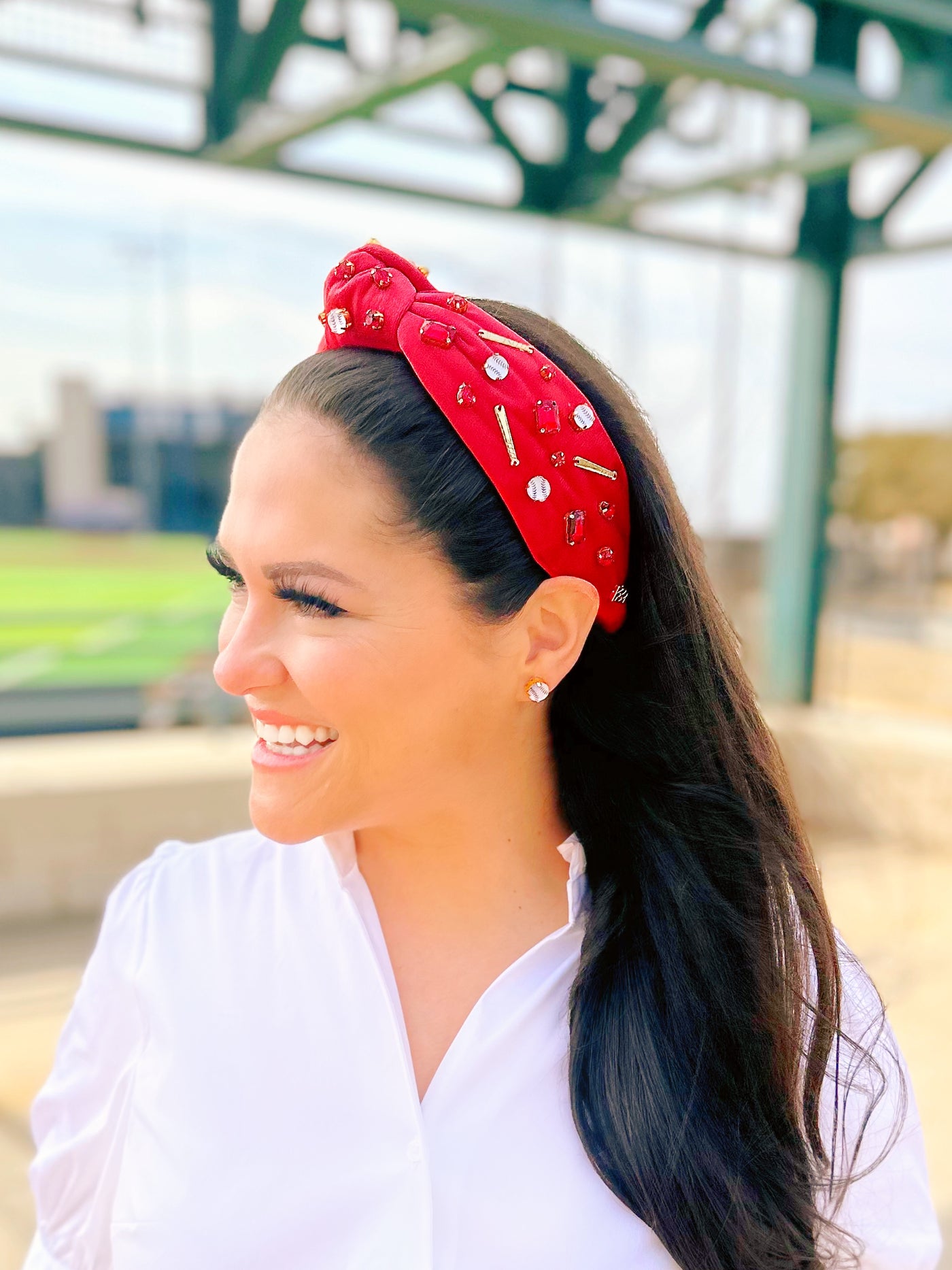 Fan Gear Baseball Headband in Red