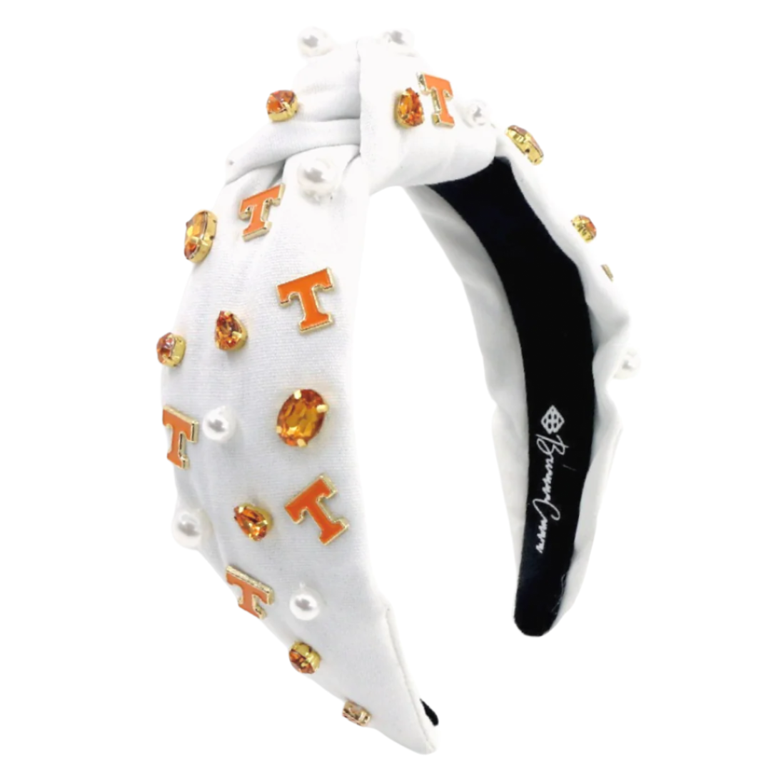 University of Tennessee White Logo Headband