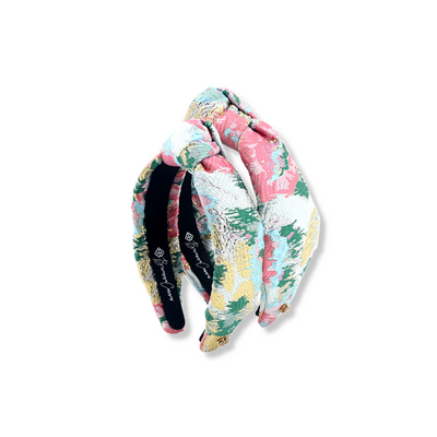 Child Size Spring Floral Brocade Headband