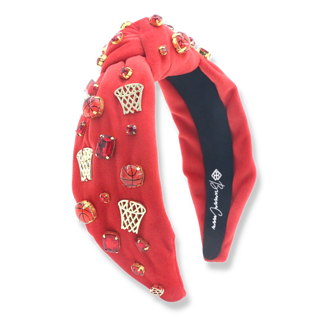 Fan Gear Basketball Headband in Red