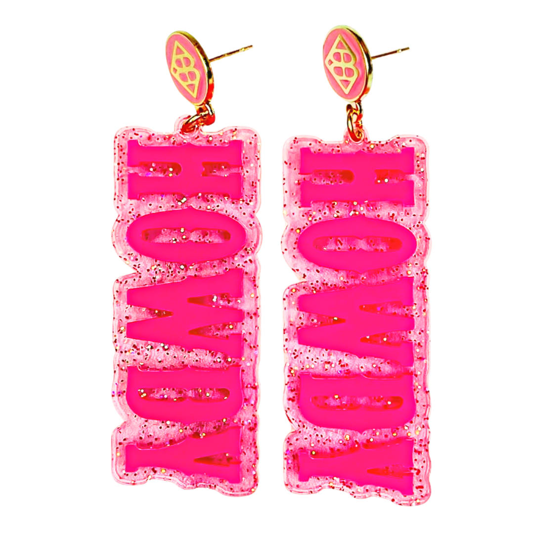 Glitter Howdy Earrings