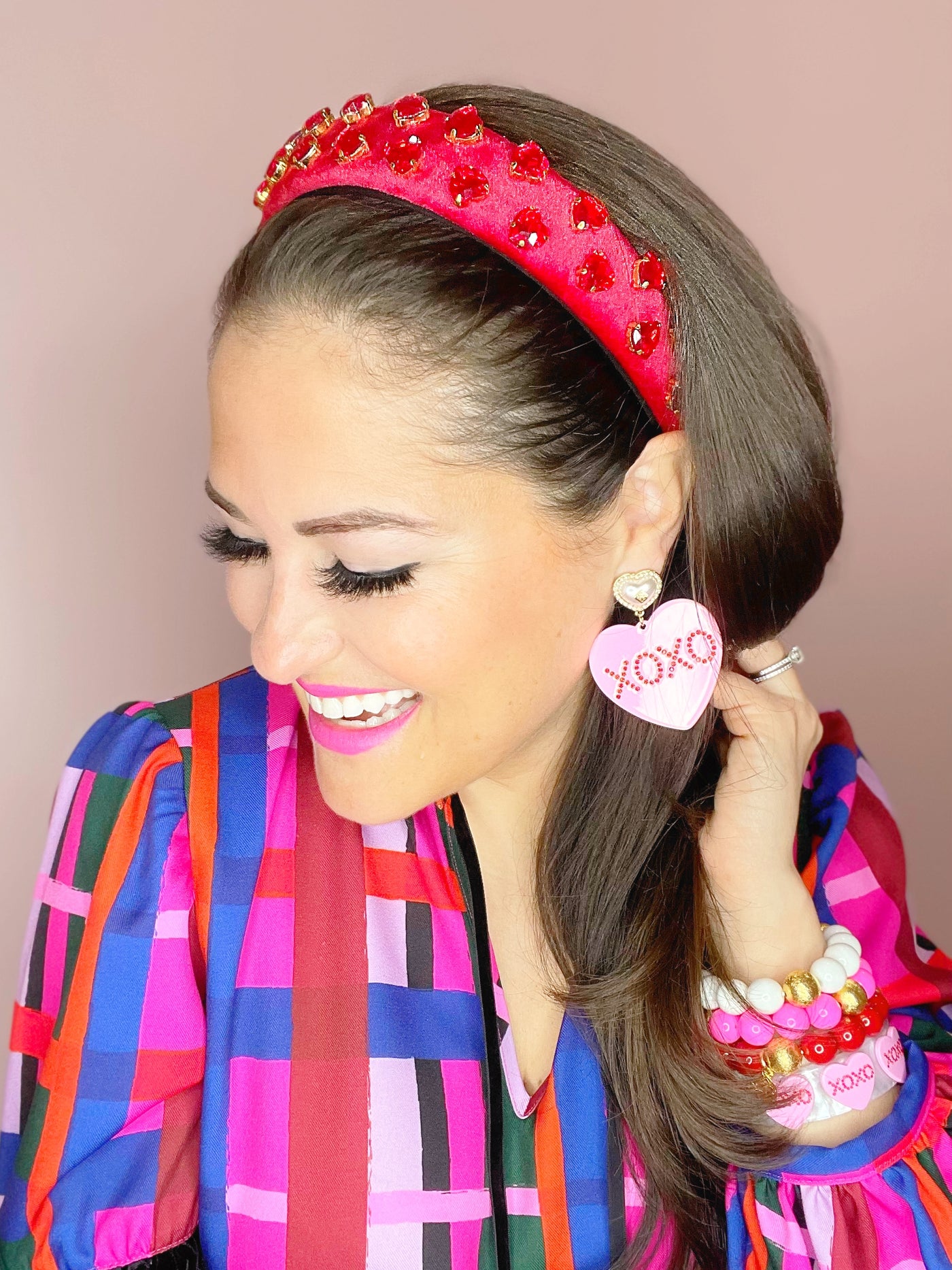 XOXO Heart Earrings